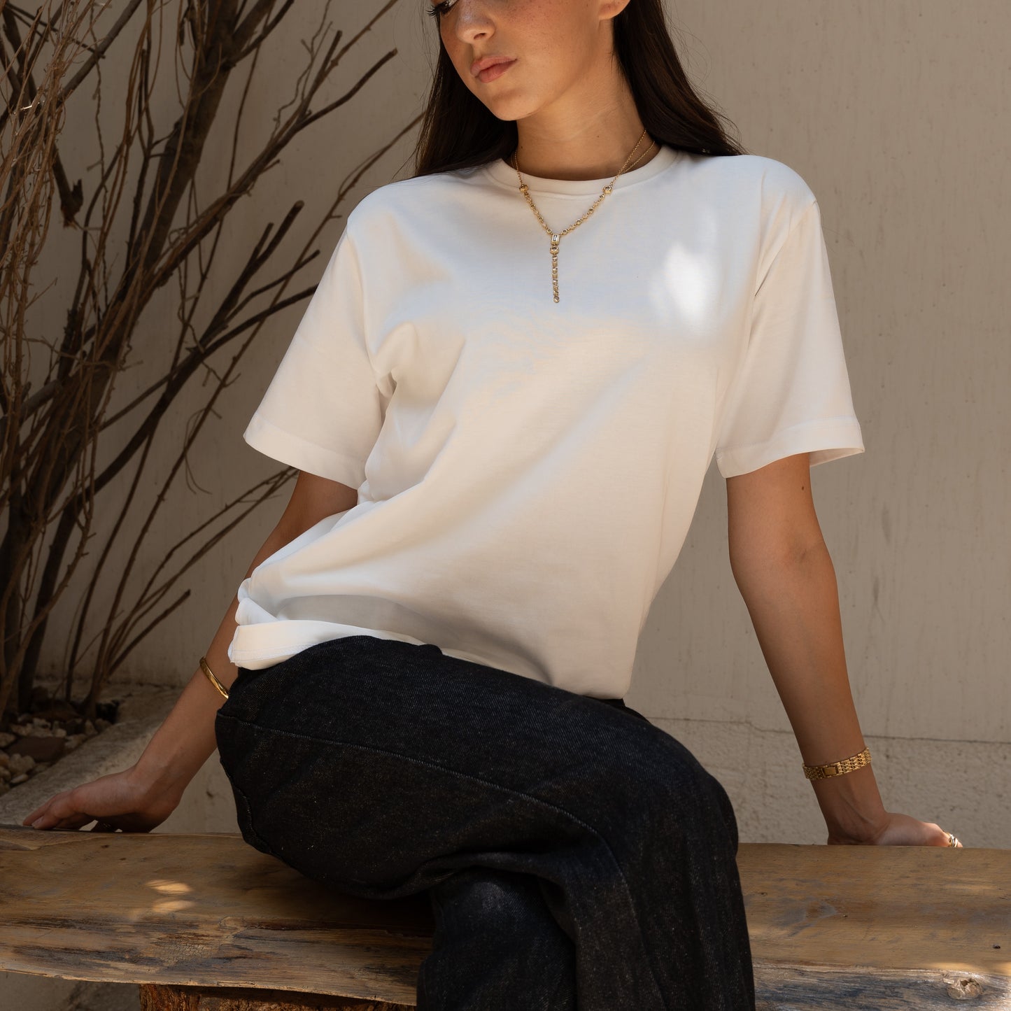 Relaxed White T-shirt