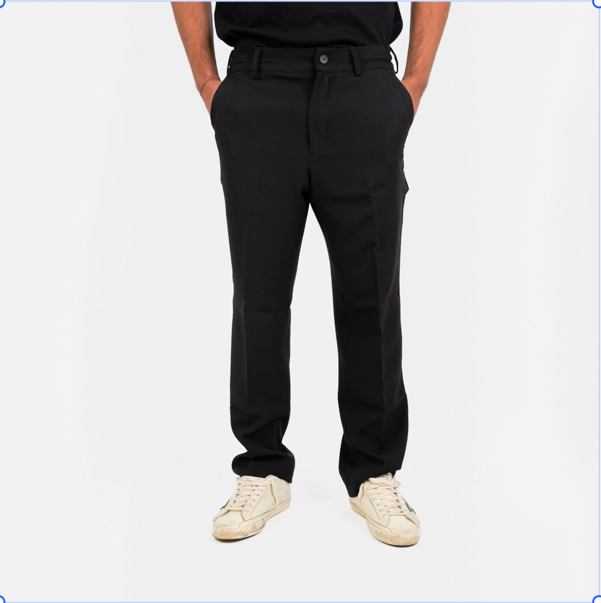ABC Black Relaxed Trousers