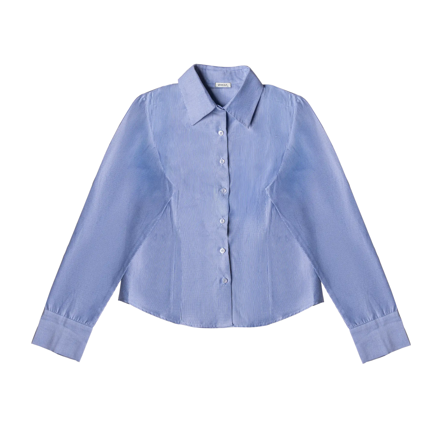 Baby Blue Shirt Tight Waisted