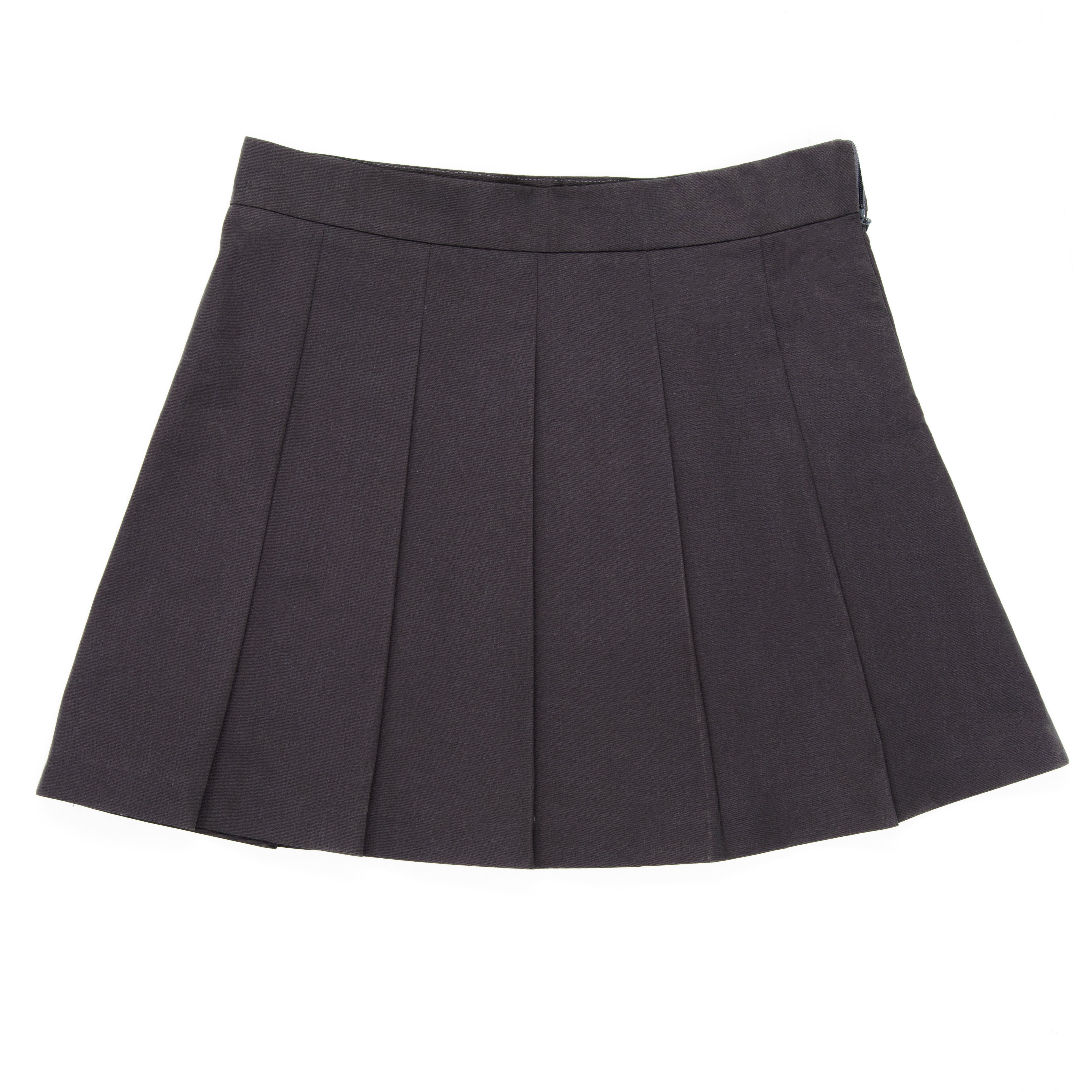 Grey Pleated Skirt