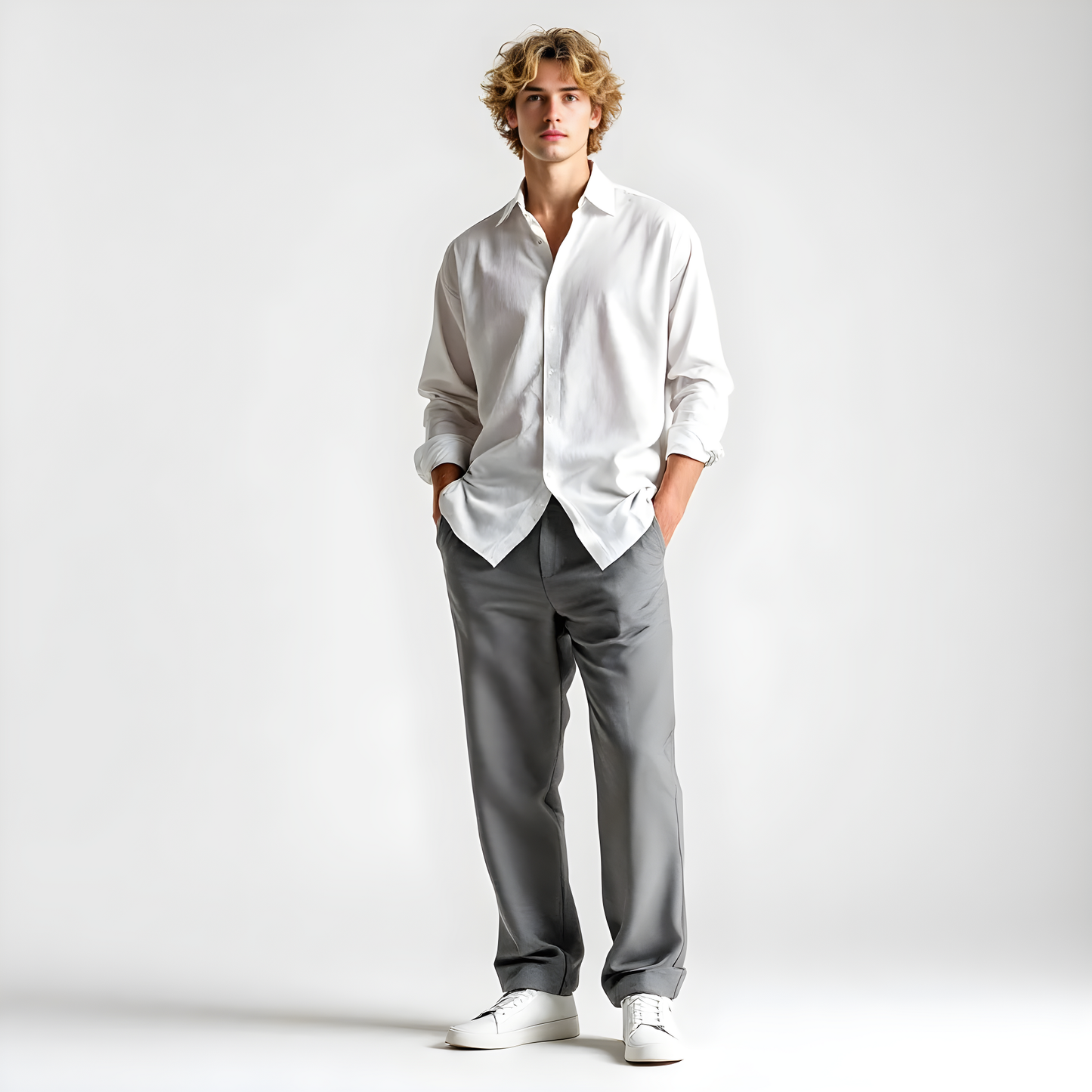 ABC Grey Relaxed Trousers