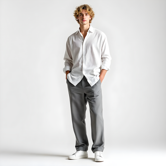 ABC Grey Relaxed Trousers