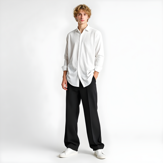 ABC Black Relaxed Trousers