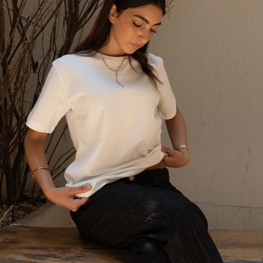 Relaxed White T-shirt