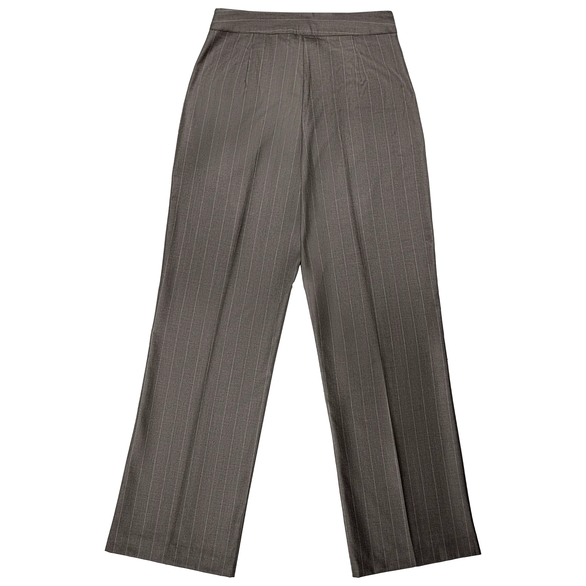 Olive Grey Low Waist Trousers